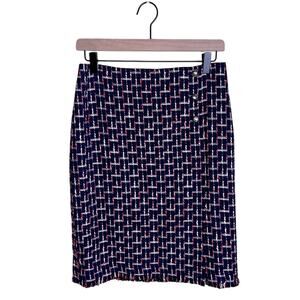 NWT TALBOTS kilt style embroidered pencil skirt 4